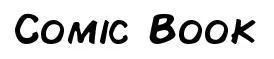 Comic Book original font preview