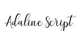 Adaline Script