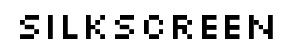 Silkscreen original font preview
