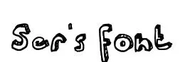 Ser's font