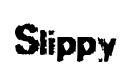 Slippy original font preview