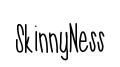 SkinnyNess original font preview