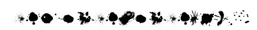 Split splat splodge original font preview