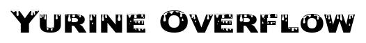 Yurine Overflow original font preview
