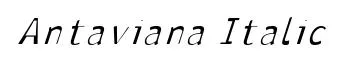 Antaviana Italic