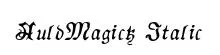 AuldMagick Italic