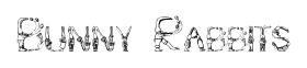Bunny Rabbits original font preview