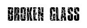 Broken Glass original font preview