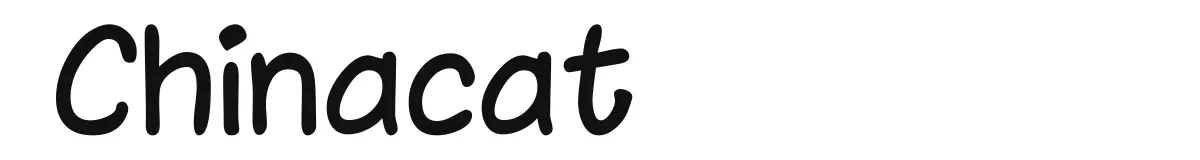 Chinacat font preview