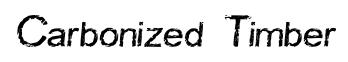 Carbonized Timber original font preview