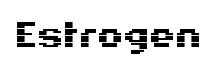 Estrogen original font preview