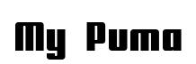 My Puma original font preview