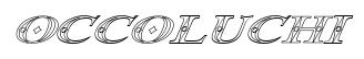 Occoluchi Italic Outline preview