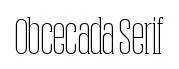 Obcecada Serif