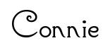 Connie original font preview