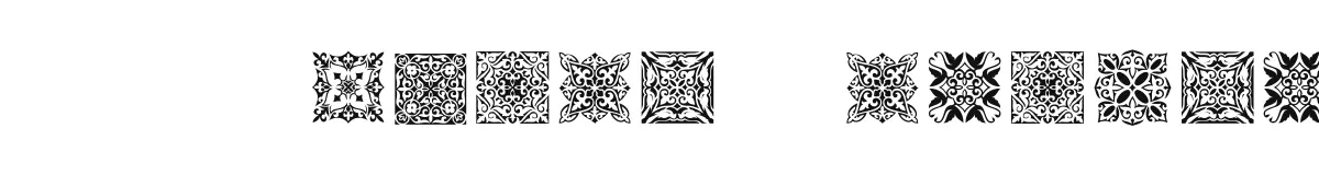 SL Square Ornaments original font preview