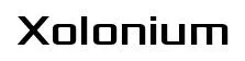 Xolonium original font preview