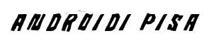 Androidi Pisa original font preview