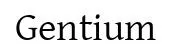 Gentium Genar102 preview