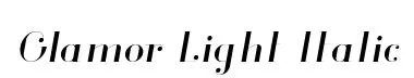 Glamor Light Italic