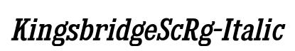 KingsbridgeScRg-Italic