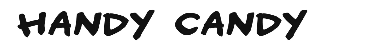 Handy candy original font preview