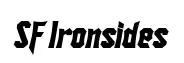 SF Ironsides Bold Italic preview