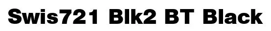 Swis721 Blk2 BT Black