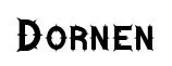Dornen original font preview