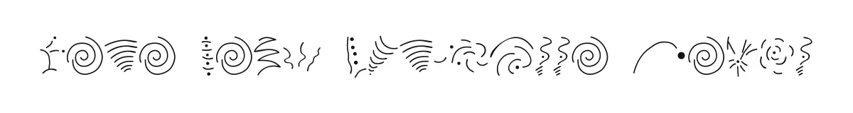 Mini Pics Confetti Light original font preview