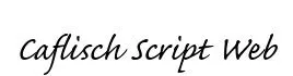 Caflisch Script Web