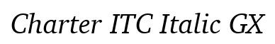 Charter ITC Italic GX