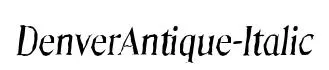 DenverAntique-Italic