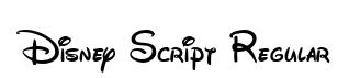 Disney Script Regular