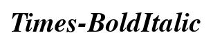 Times-BoldItalic