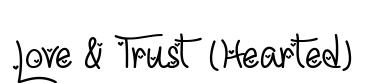 Love & Trust (Hearted)