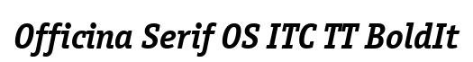 Officina Serif OS ITC TT BoldIt