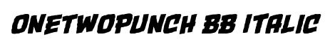 OneTwoPunch BB Italic