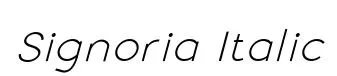 Signoria Italic