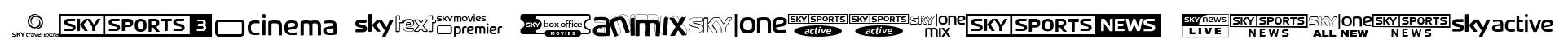 Sky TV Channel Logos