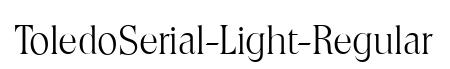 ToledoSerial-Light-Regular
