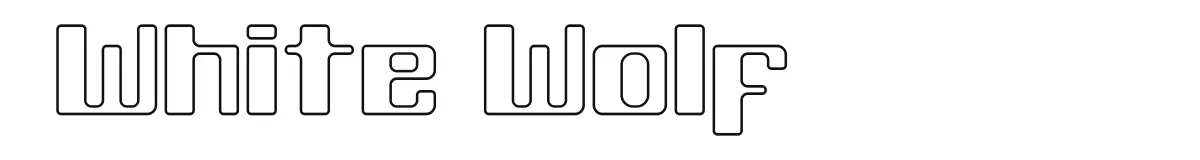 White Wolf font preview