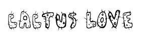 Cactus Love font preview