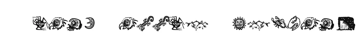 Death Valley Dingbats original font preview