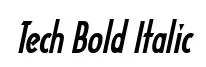 Tech Bold Italic