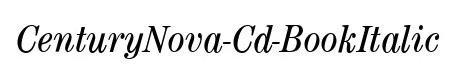 CenturyNova-Cd-BookItalic