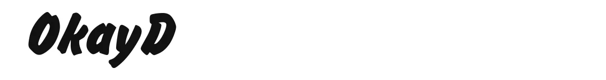 OkayD original font preview