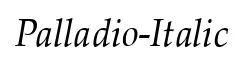 Palladio-Italic