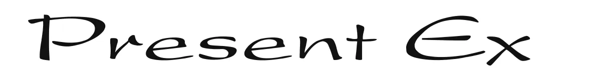 Present Ex original font preview