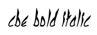 cbe Bold Italic